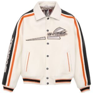 Avirex City Racer Jacket Retro racing jacket Urban fashion statement Vintage-inspired outerwear Stylish men's jacket