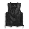 Men's leather vest Classic leather vest Premium quality vest Versatile men's fashion Comfortable leather apparel Timeless style vest Refined leather craftsmanship Stylish men's clothing Durable leather wear Elegant wardrobe essential