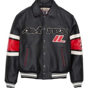 Avirex City Racer Jacket Retro racing jacket Urban fashion statement Vintage-inspired outerwear Stylish men's jacket