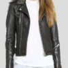 Biker studded jacket Rebel style jacket Edgy fashion statement Urban streetwear essential Motorcycle jacket with studs