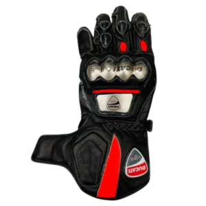 Ducati Motorsport Accessories Leather Racing Handwear Motorcycle Racing Apparel Performance Riding Gloves Ducati Sportbike Gear Leather Racing Equipment