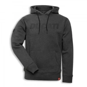 DUCATI HOODED SWEATSHIRT LOGO GREY