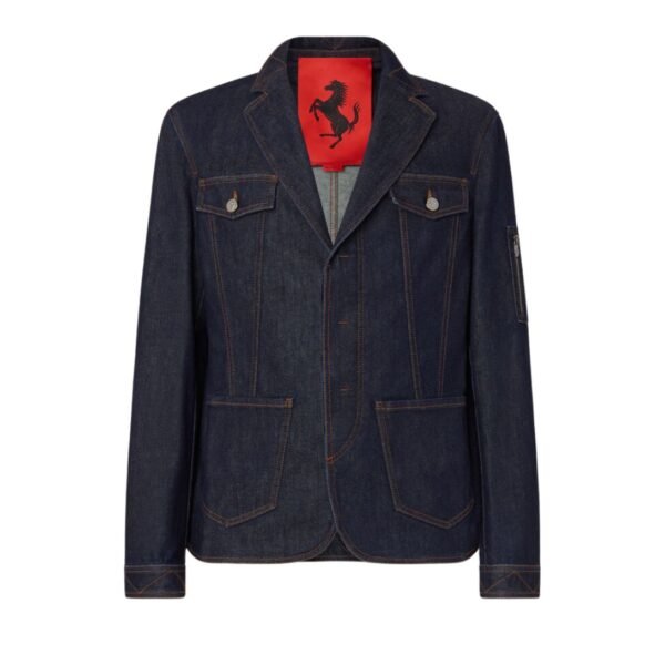 FERRARI DARK DENIM JACKET