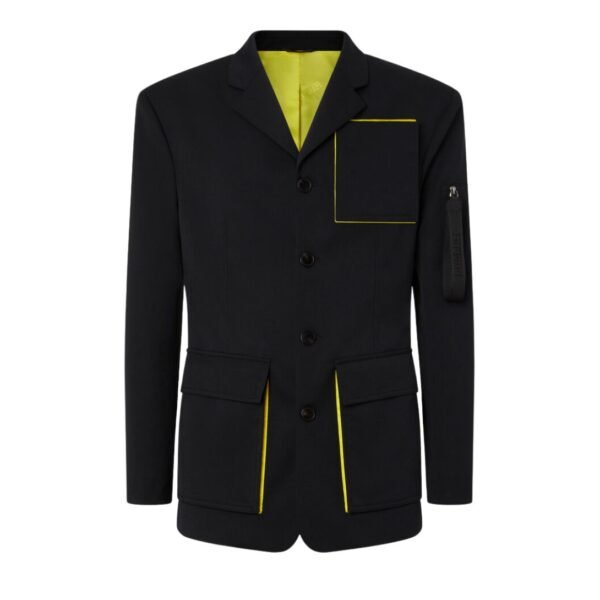 FERRARI SINGLE-BREASTED BLAZER IN TECHNICAL WOOL