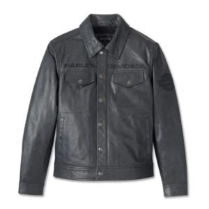 HARLEY MEN'S IRON MOUNTAIN LEATHER JACKET