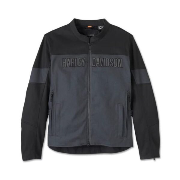 HARLEY MEN'S WILLIE G SKULL GRAPHIC TRIPLE VENT SYSTEM 2.0 TEXTILE RIDING JACKET