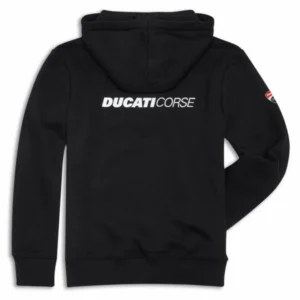 DUCATI HOODED SWEATSHIRT FOGGY