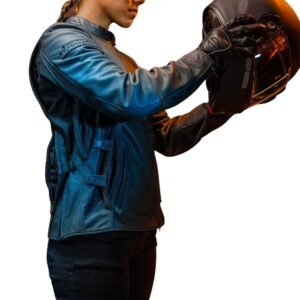 HARLEY WOMEN'S PARADIGM TRIPLE VENT SYSTEM 2.0 LEATHER RIDING JACKET BLACK BEAUTY