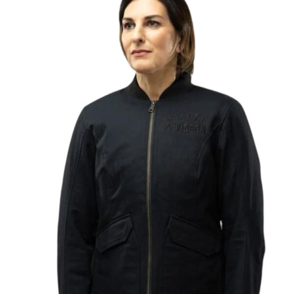 HARLEY WOMEN'S HD FLEX LAYRING SYSTEM BOMBER RIDING JACKET OUTER LAYER