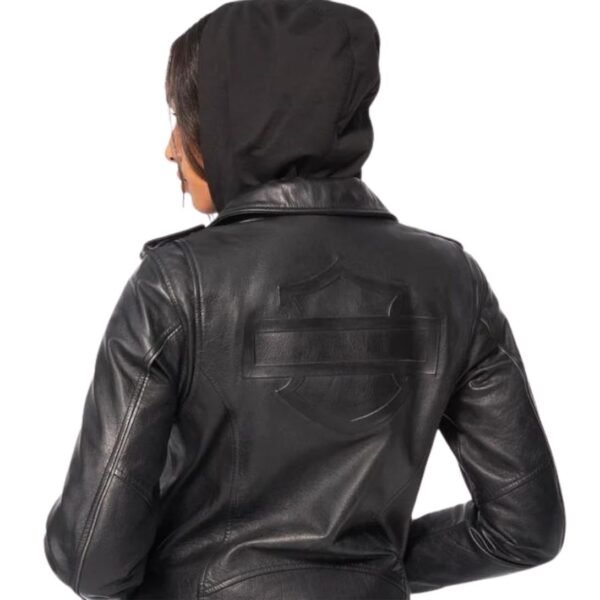 HARLEY WOMEN'S POTOMAC 3 IN 1 LEATHER RIDING JACKET