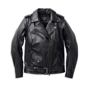 HARLEY WOMEN'S POTOMAC 3 IN 1 LEATHER RIDING JACKET