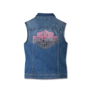 HARLEY WOMEN'S PINK LABEL 3 IN 1 DENIM JACKET