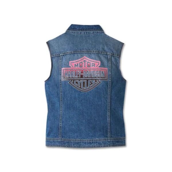 HARLEY WOMEN'S PINK LABEL 3 IN 1 DENIM JACKET