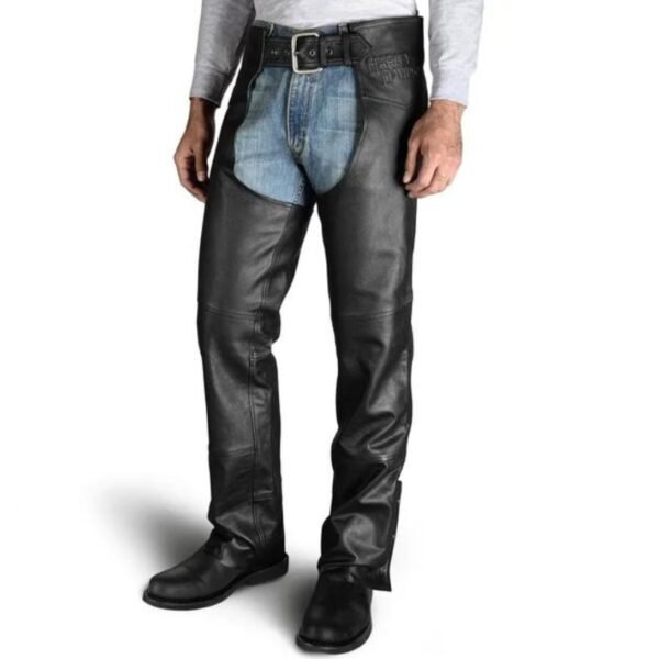 HARLEY MEN'S STOCK II LEATHER CHAPS