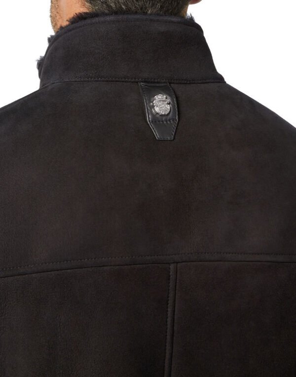 Billionaire Shearling Crest Jacket - Image 5