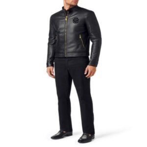 BILLIONAIRE LEATHER MOTO JACKET