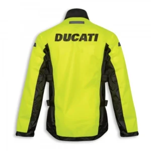 DUCATI RAIN JACKET AQUA HI VIS