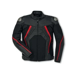 DUCATI LEATHER FABRIC JACKET DUCATI FIGHTER C1