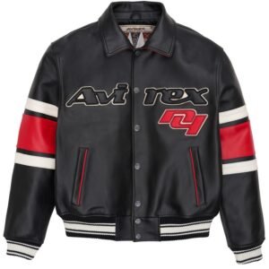 AVIREX THE LEGEND JACKET IN BLACK