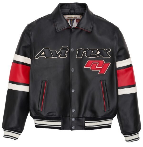 AVIREX THE LEGEND JACKET IN BLACK