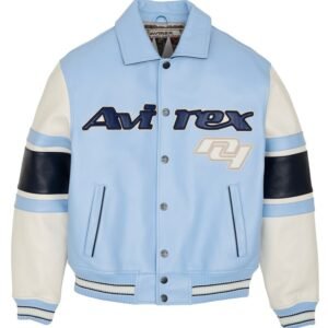 AVIREX AVIREX THE LEGEND JACKET IN CAROLINA BLUE