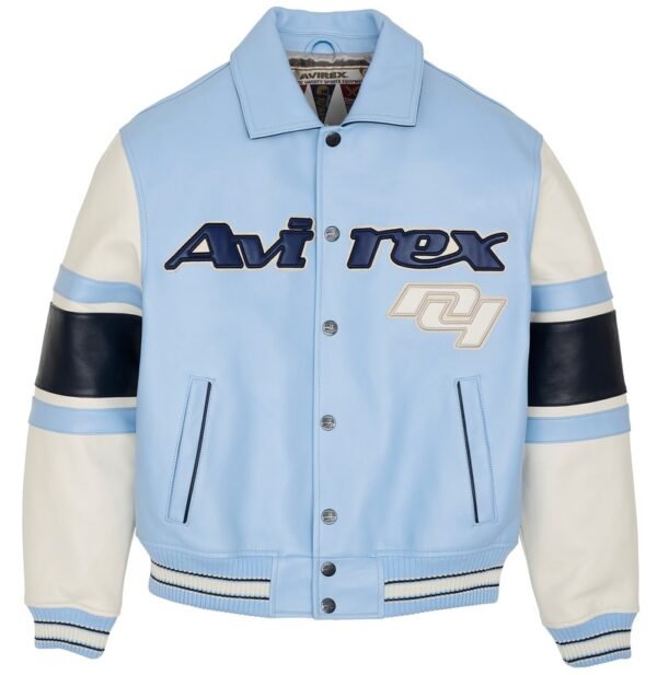 AVIREX AVIREX THE LEGEND JACKET IN CAROLINA BLUE