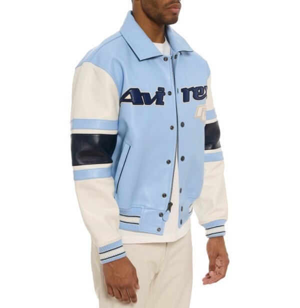 AVIREX AVIREX THE LEGEND JACKET IN CAROLINA BLUE