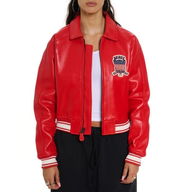 AVIREX CROPPED ICON JACKET