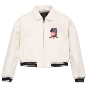 AVIREX ROPPED ICON JACKET SNOW WHITE