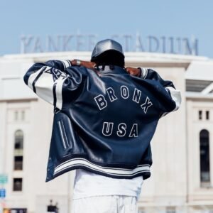 AVIREX LIMITED EDITION CITY SERIES BROOKLYN JACKET IN BLUE