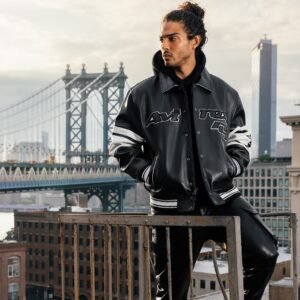 AVIREX LIMITED EDITION CITY SERIES BROOKLYN JACKET IN BLACK