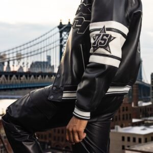 AVIREX LIMITED EDITION CITY SERIES BROOKLYN JACKET IN BLACK