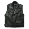 HARLEY MEN'S BAR SHIELD CLASSIC LEATJER VEST