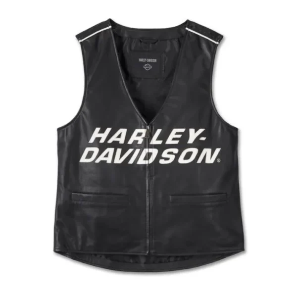 HARLEY MEN'S FACTORY LEATHER VEST