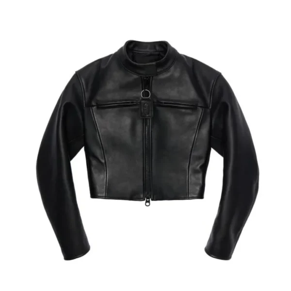 HARLEY WOMEN'S FITTED CAFE RACER LEATHER JACKET