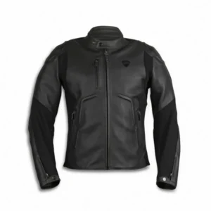 DUCATI LEATHER JACKET BLACK RIDER C2