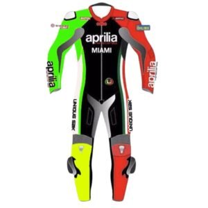 APRILIA MIAMI MOTORCYCLE LEATHER SUIT