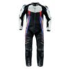 BMW MOTOGP MEN HANDMADE MOTORRAD BLACK WHITE RACING MOTORCYCLE LEATHER SUIT