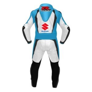 MOTOGP MEN'S SUZUKI MOTORCYCLE RACING LEATHER SUIT