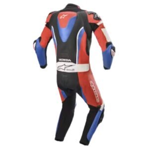 ALPINESTARS GP PRO V2 1PC LEATHER SUIT BLACK RED BLUE