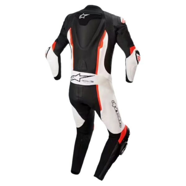 ALPINESTARS MISSILE V2 LEATHER SUIT BLACK WHITE RED