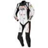 APRILIA MOTORCYCLE RACING WHITE LEATHER SUIT