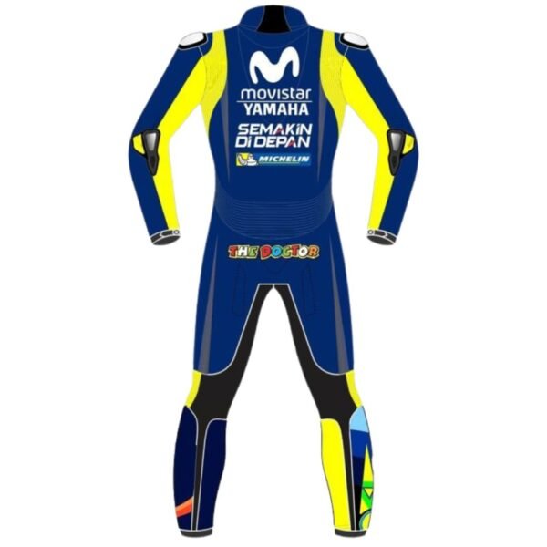 YAMAHA VALENTINO ROSSI MOTORCYCLE LEATHER SUIT