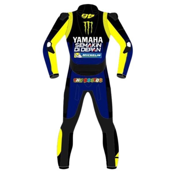 YAMAHA ROSSI MOTORCYCLE LEATHER SUIT