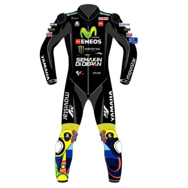 YAMAHA VALENTINO ROSSI MODEL BLACK SUIT