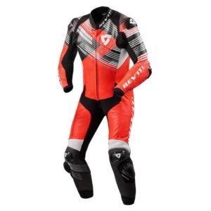 REVIT APEX 1PC MOTOGP SUIT IN NEON RED BLACK