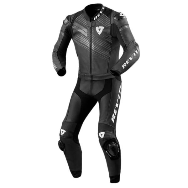 REVIT APEX COMBI MOTOGP SUIT IN BLACK WHITE