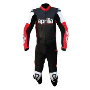 CUSTOM APRILIA RACING MOTORCYCLE LEATHER SUIT