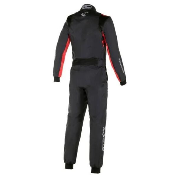 ALPINESTARS KMX 9 V2 S GRAPHIC KART SUIT IN BLACK AND RED