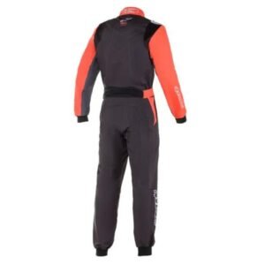 ALPINESTARS KMX 9 V2 S GRAPHIC KART SUIT IN BLACK RED, AND WHITE